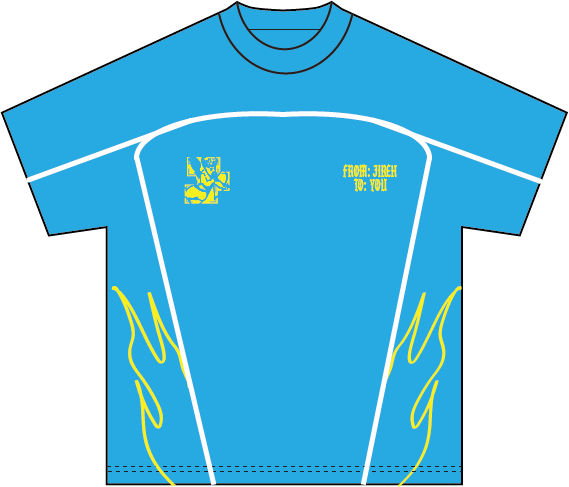 Blue Love Letter Shirt